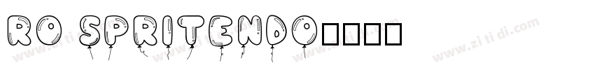 RO spritendo字体转换